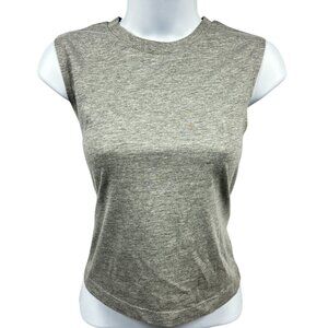 Women’s Alternative Apparel Go-To Cropped Muscle Tank (Charcoal Grey) - Size XS